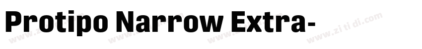 Protipo Narrow Extra字体转换 Protipo Narrow Extra字体转换